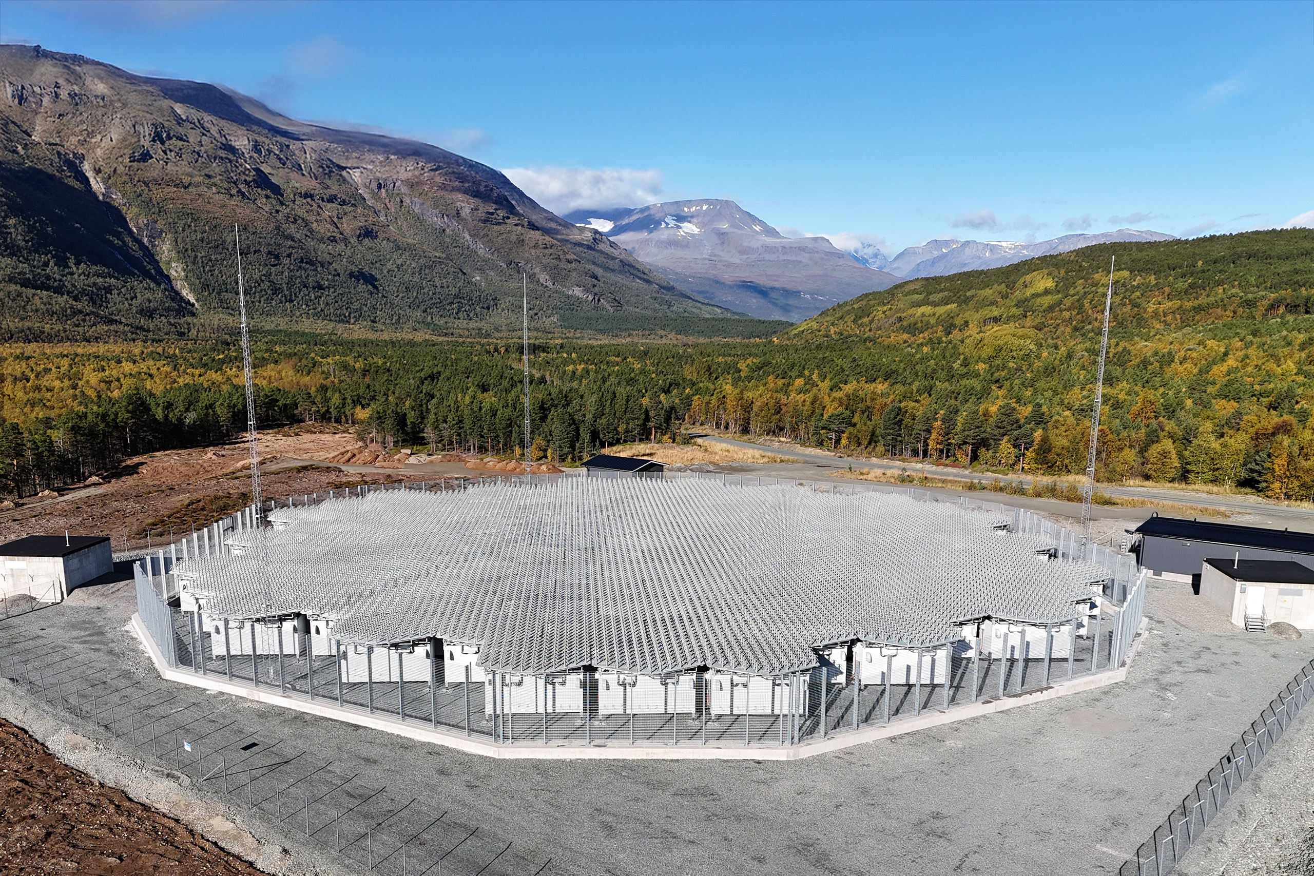 EISCAT_3D Skibotn in autum colours.